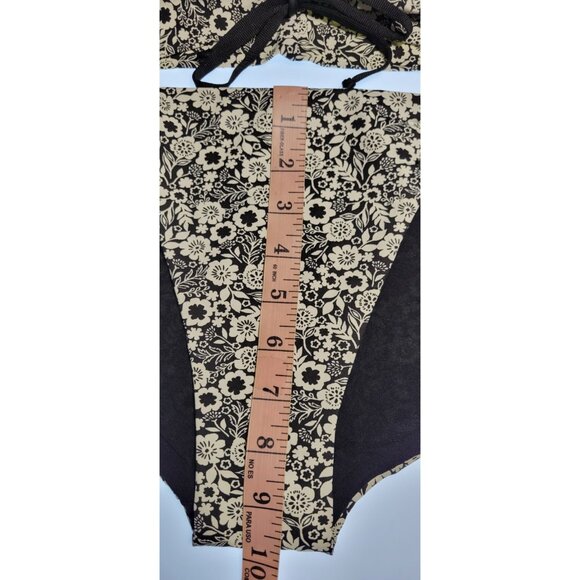 Robin Piccone Bikini Womens Set Top Brallete and Bottom Mid Rise Sz Medium - Picture 7 of 11